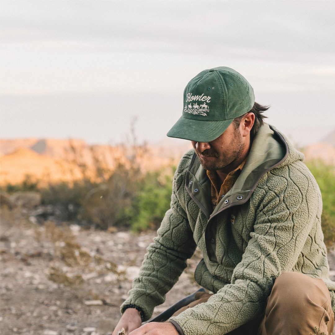 Howler Brothers Howler Posse Standard Hat Forest Corduroy Image 03