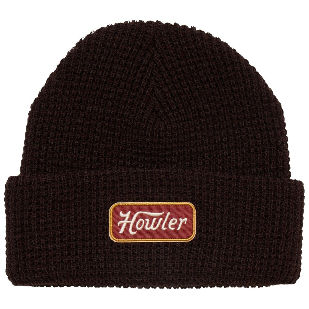 Howler Brothers Howler Script Hawkeye Beanie Dark Brown Image 01