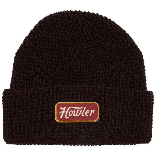Howler Brothers Howler Script Hawkeye Beanie Dark Brown Image 01