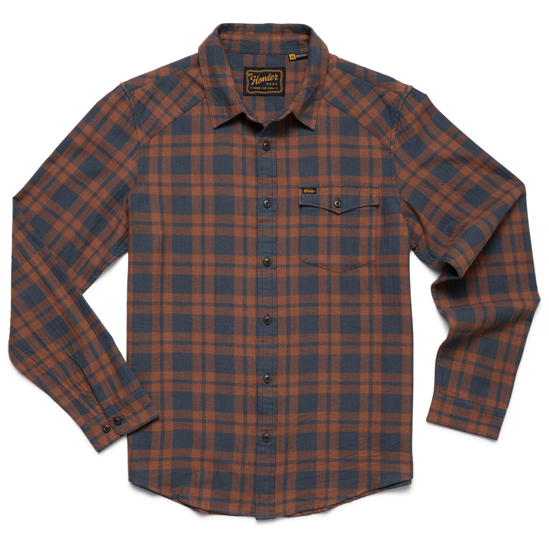 Howler Brothers La Grange Lightweight Flannel Cohen Plaid : Stargazer Image 01