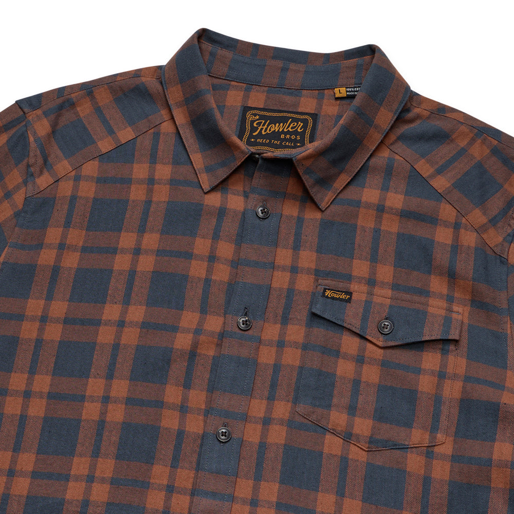 Howler Brothers La Grange Lightweight Flannel Cohen Plaid : Stargazer Image 02