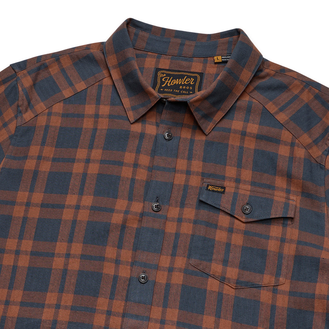Howler Brothers La Grange Lightweight Flannel Cohen Plaid : Stargazer Image 02