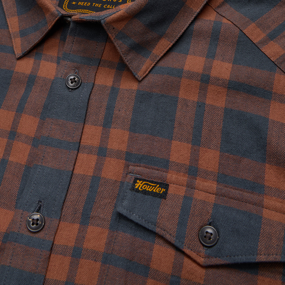 Howler Brothers La Grange Lightweight Flannel Cohen Plaid : Stargazer Image 05