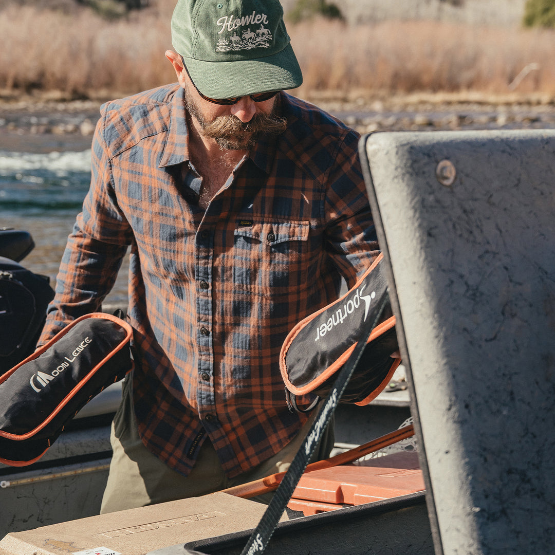 Howler Brothers La Grange Lightweight Flannel Cohen Plaid : Stargazer Image 07