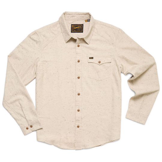 Howler Brothers La Grange Lightweight Flannel Speckled Sand Image 01