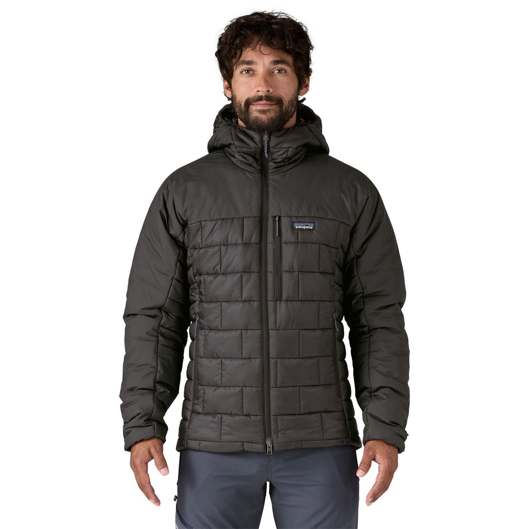 Patagonia Men's Hi-Loft Nano Puff Hoody Black Image 02