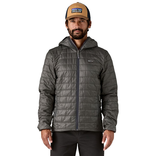 Patagonia Men's Nano Puff Fitz Roy Trout Hoody Forge Grey Image 03