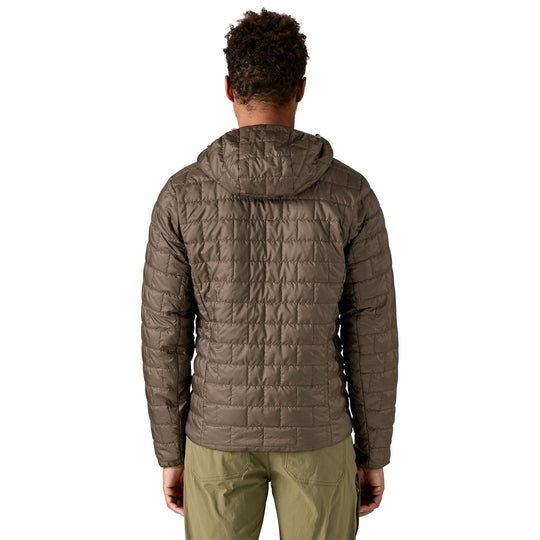 Patagonia Men's Nano Puff Fitz Roy Trout Hoody Otter Brown