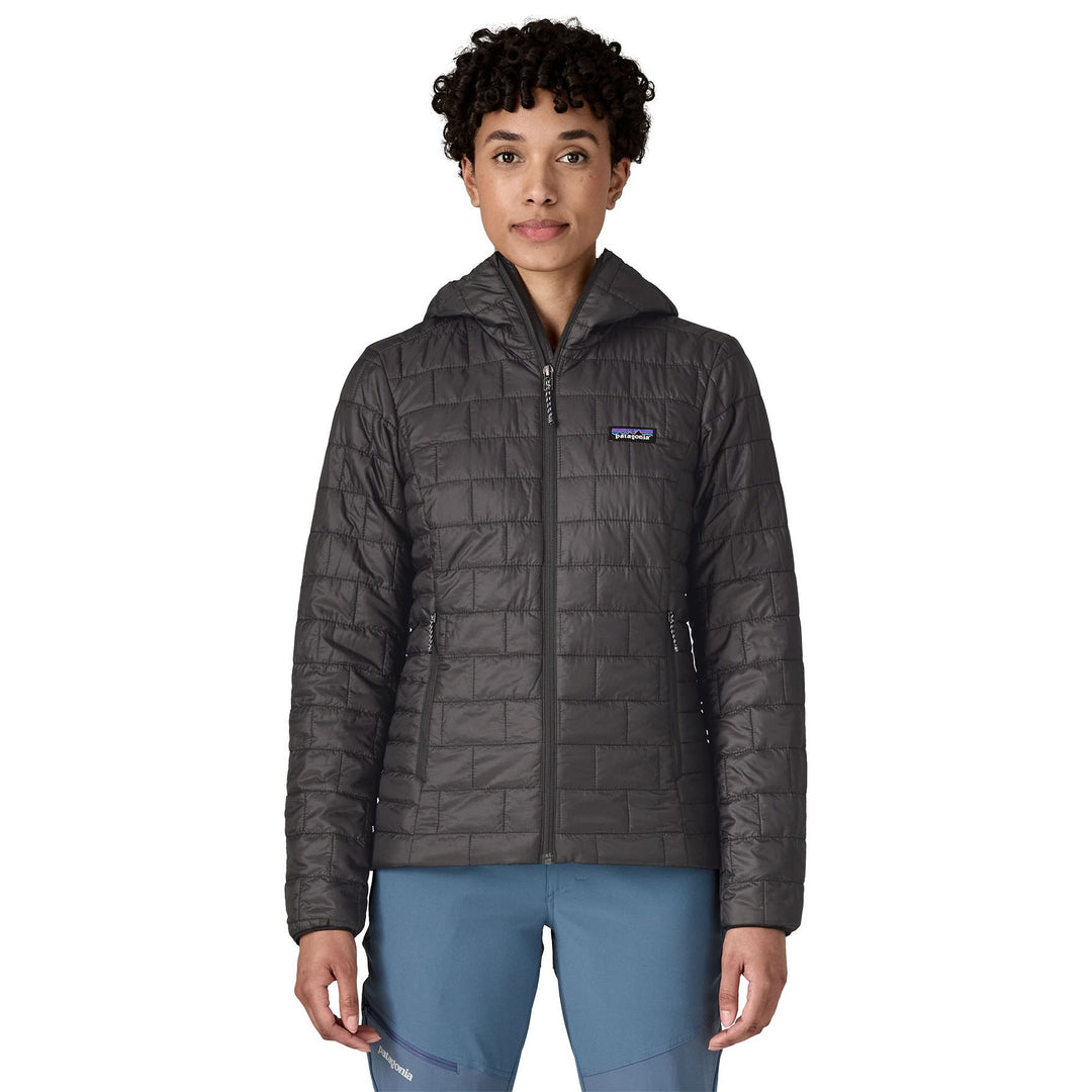Patagonia Women's Nano Puff Hoody Black Image 03