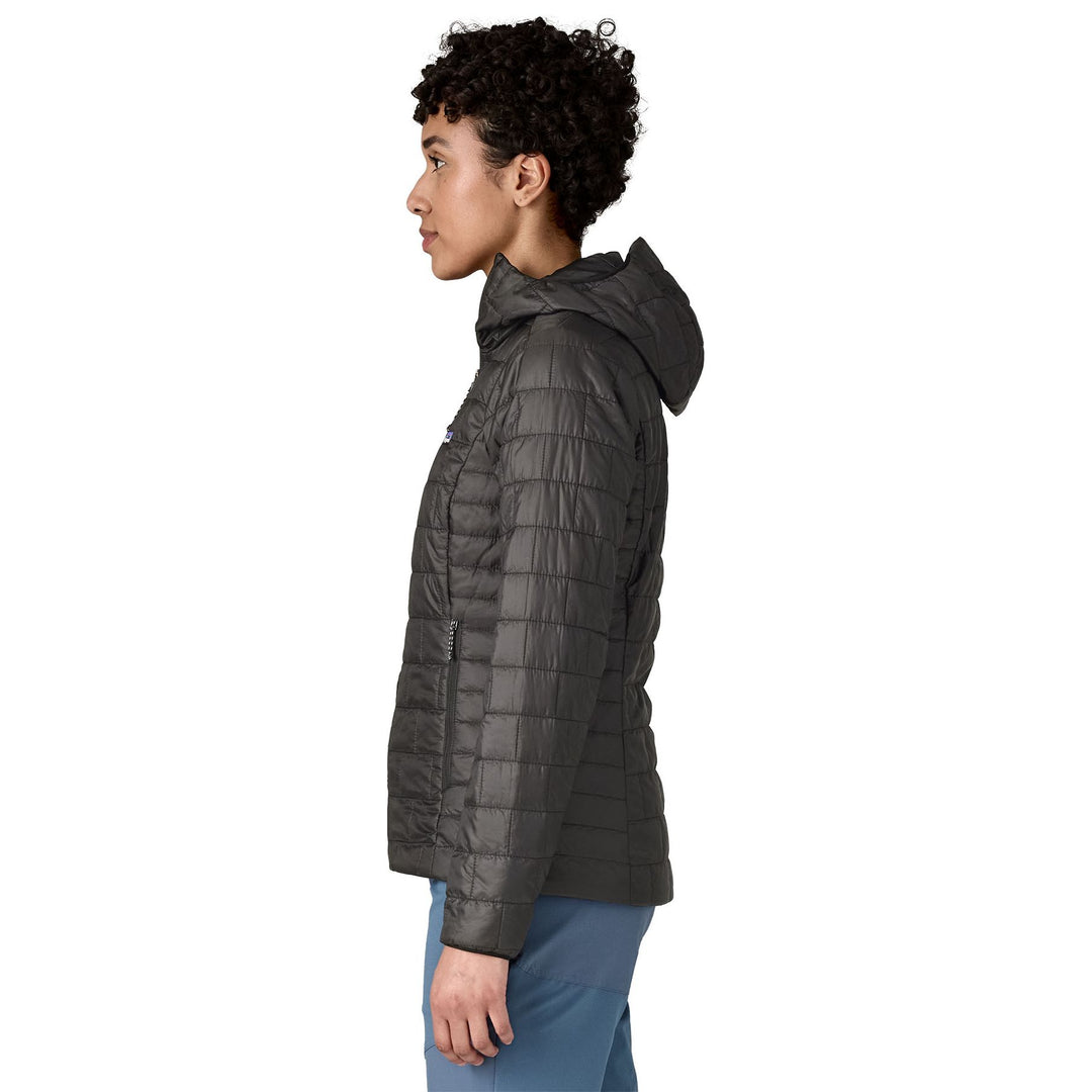 Patagonia Women's Nano Puff Hoody Black Image 04