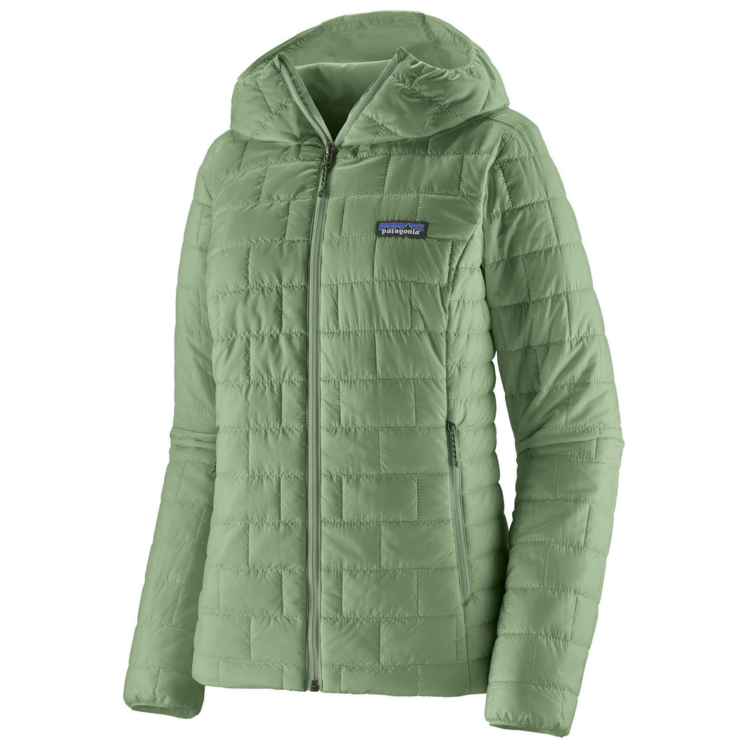 Patagonia Women's Nano Puff Hoody Ellwood Green Image 01