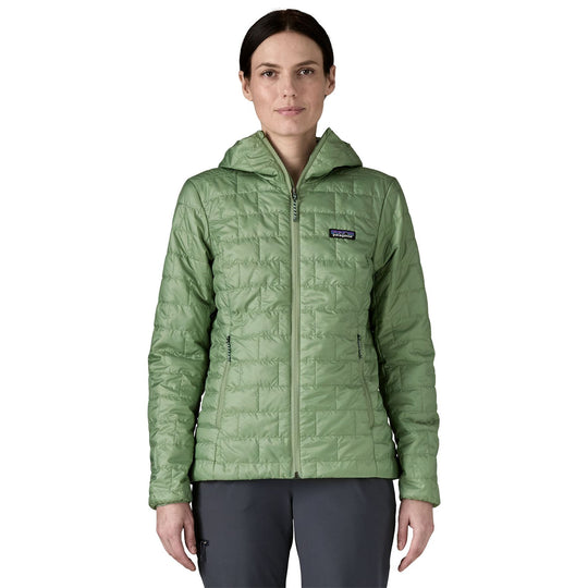 Patagonia Women's Nano Puff Hoody Ellwood Green Image 03