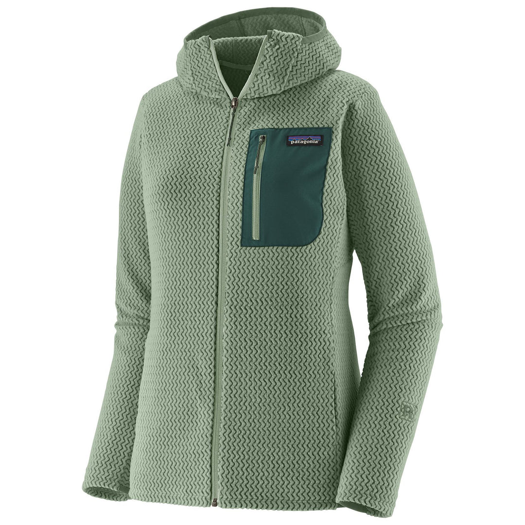 Patagonia Women's R1 Air Full-Zip Hoody Ellwood Green Image 01