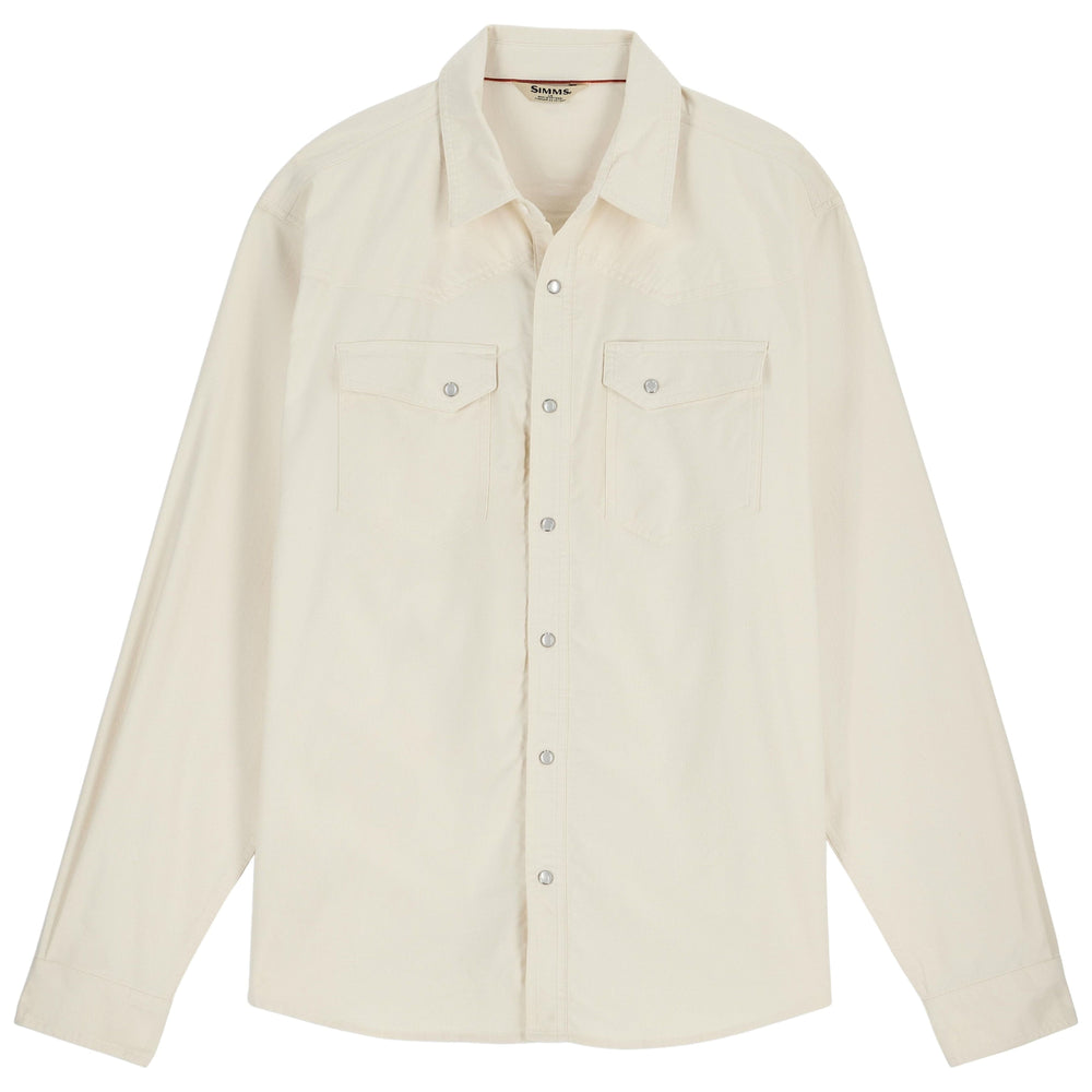 Simms Men's Brackett Flannel Tallow Image 01