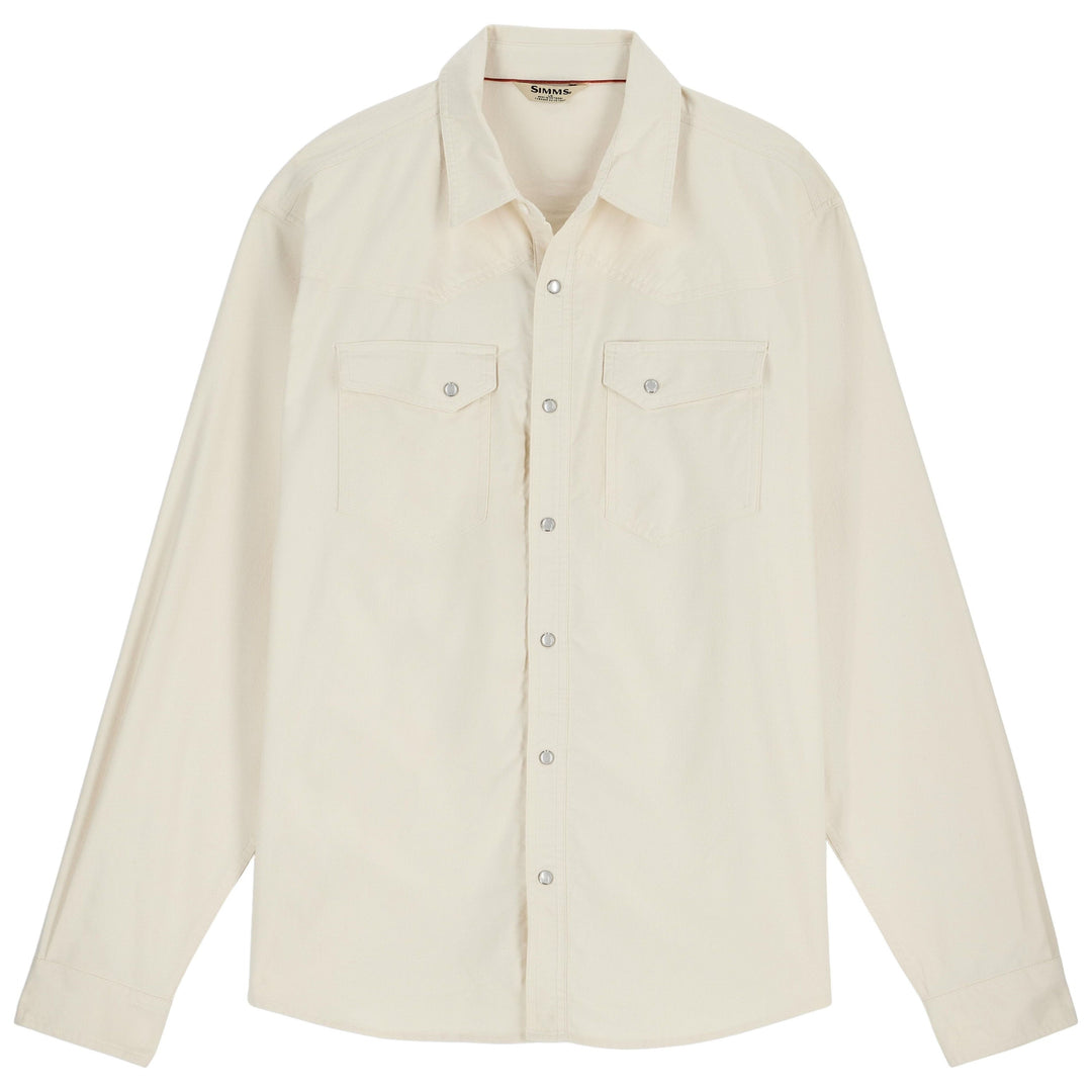 Simms Men's Brackett Flannel Tallow Image 01
