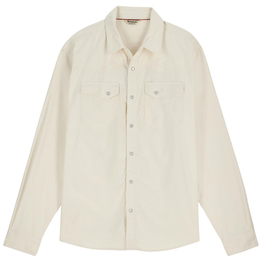 Simms Men's Brackett Flannel Tallow Image 01