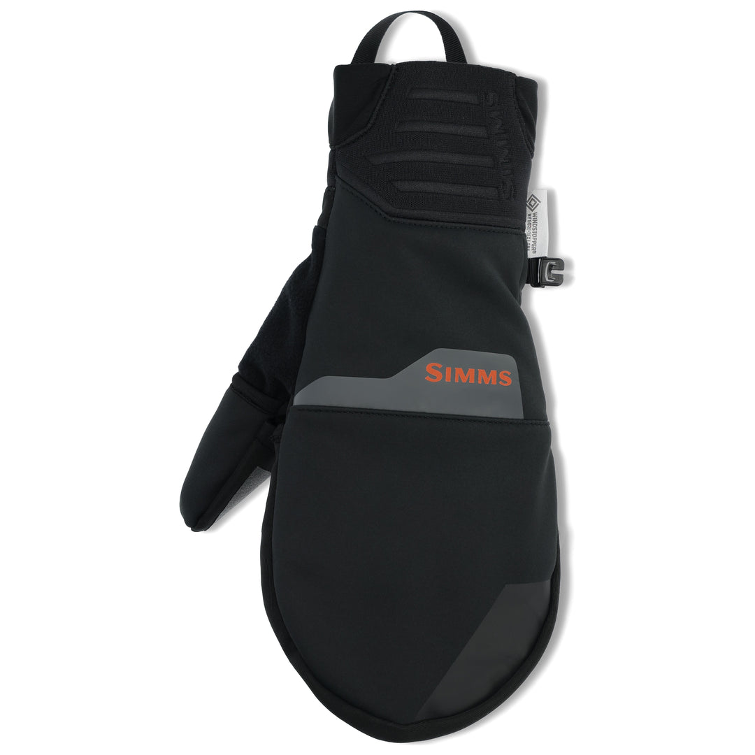Simms WINDSTOPPER Foldover Mitt Black Image 01