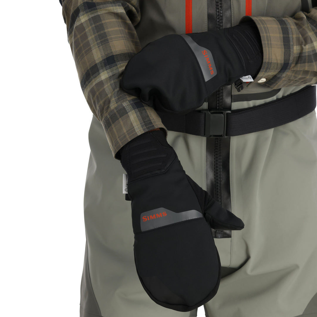 Simms WINDSTOPPER Foldover Mitt Black Image 03