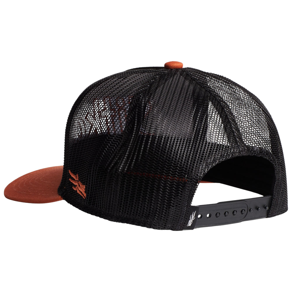 Sitka 90s Script Hi Pro Trucker Black Orange Image 02