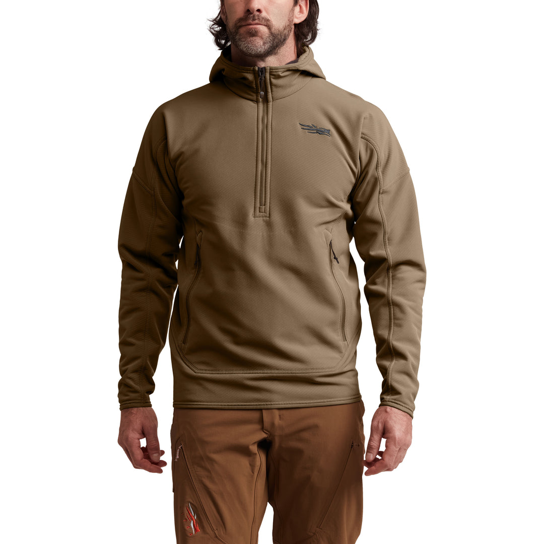 Sitka Alpha Fleece Hoodie Coyote Image 05