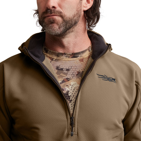 Sitka Alpha Fleece Hoodie Coyote Image 07