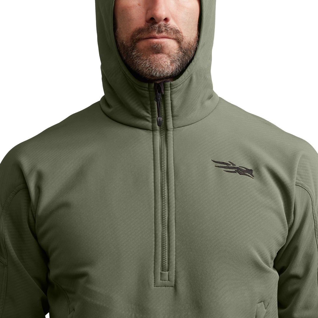 Sitka Alpha Fleece Hoodie Olive Green Image 02