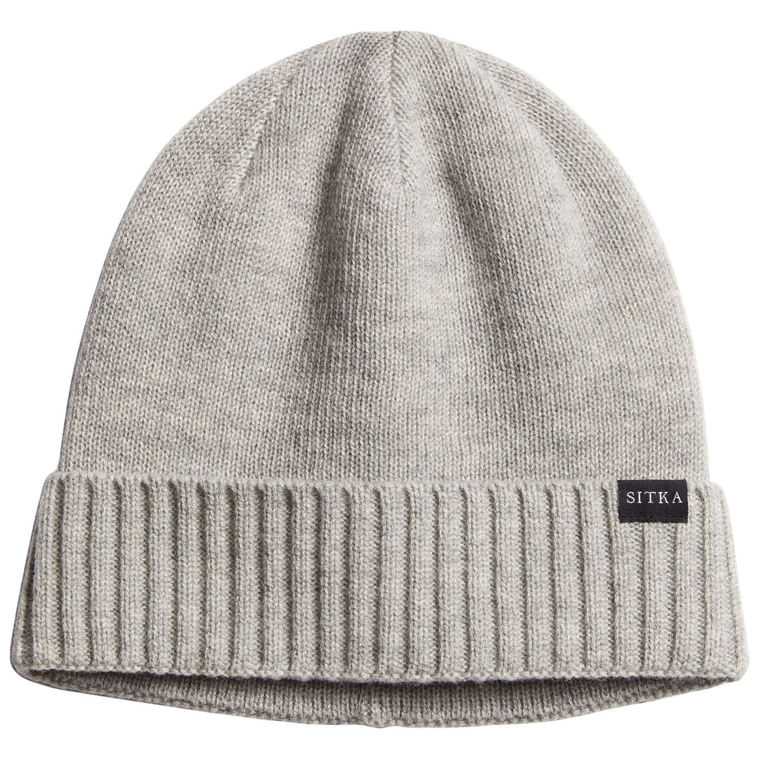 Sitka Cuffed Knit Beanie Heather Grey Image 01