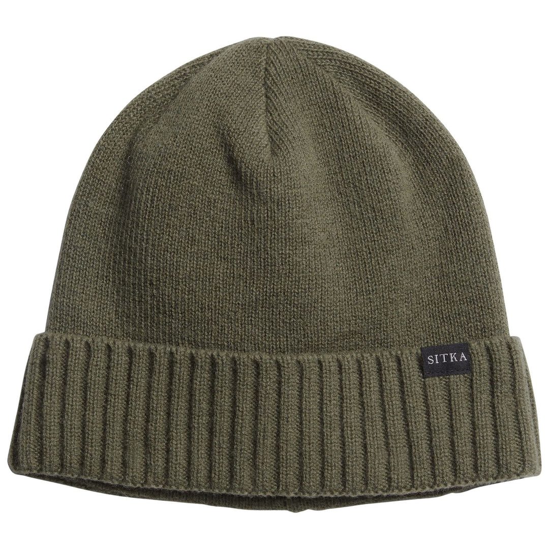 Sitka Cuffed Knit Beanie Olive Green Image 01