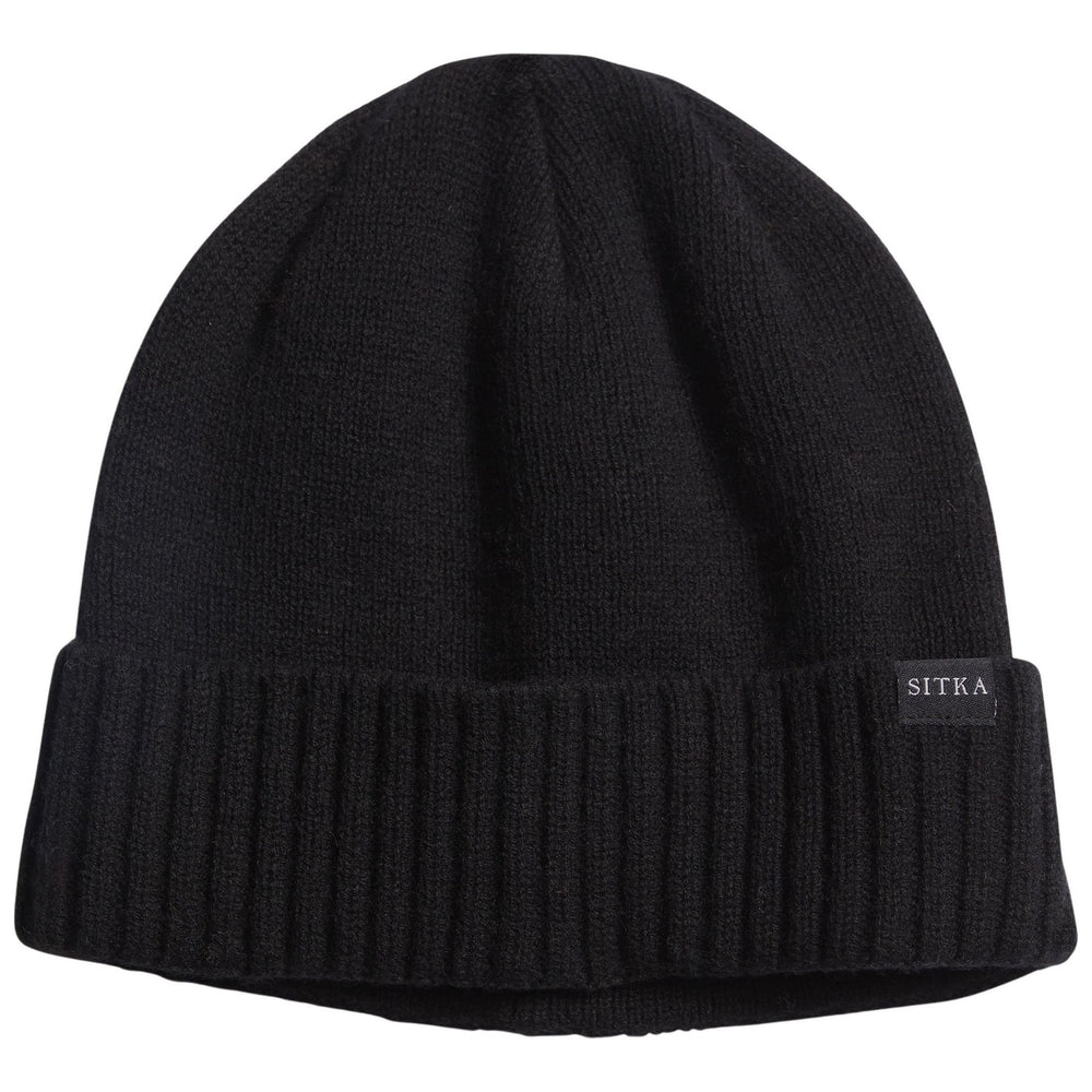 Sitka Cuffed Knit Beanie Sitka Black Image 01