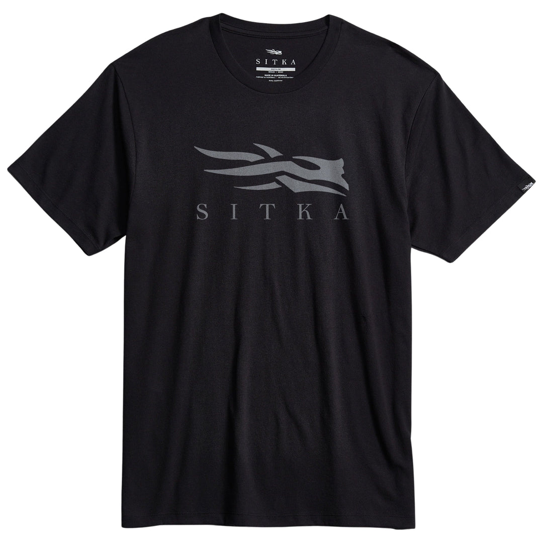 Sitka Icon Tee Black/Charcoal Image 01