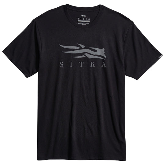 Sitka Icon Tee Black/Charcoal Image 01
