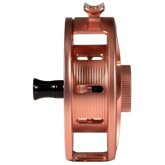 Hatch Custom Penny Dropper Iconic Large Arbor Fly Reel 5 Plus Copper / Black Image 03