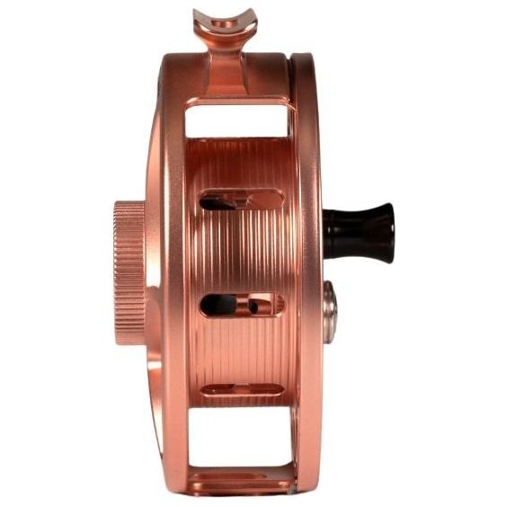 Hatch Custom Penny Dropper Iconic Large Arbor Fly Reel 5 Plus Copper / Black Image 05