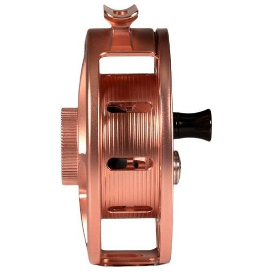 Hatch Custom Penny Dropper Iconic Large Arbor Fly Reel 5 Plus Copper / Black Image 05