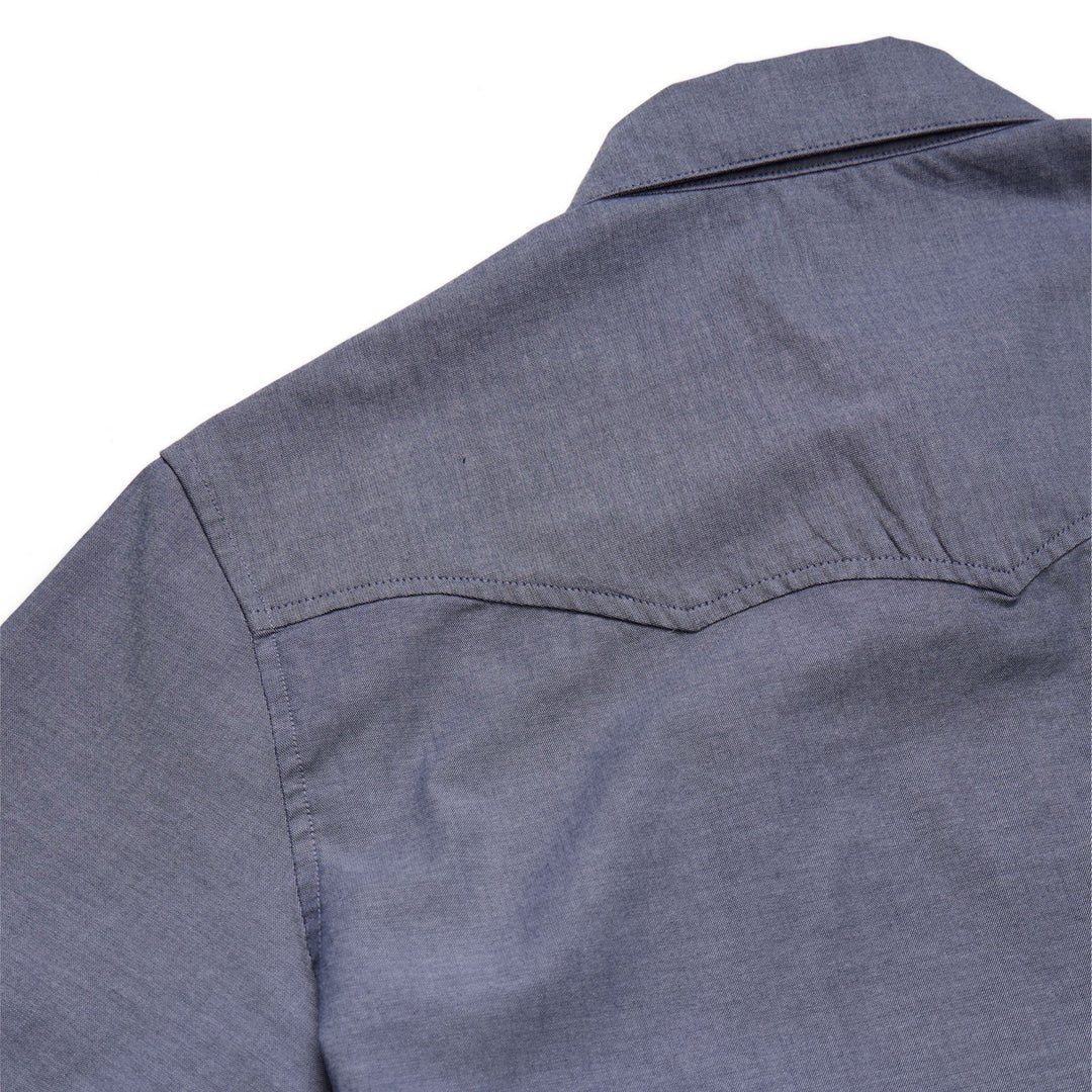 Howler Brothers Crosscut Deluxe Snapshirt Noche de Paz : Indigo Chambray Image 05