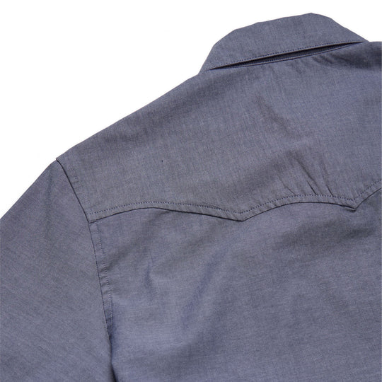 Howler Brothers Crosscut Deluxe Snapshirt Noche de Paz : Indigo Chambray Image 05