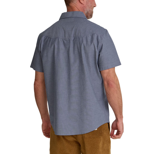 Howler Brothers Crosscut Deluxe Snapshirt Noche de Paz : Indigo Chambray Image 07