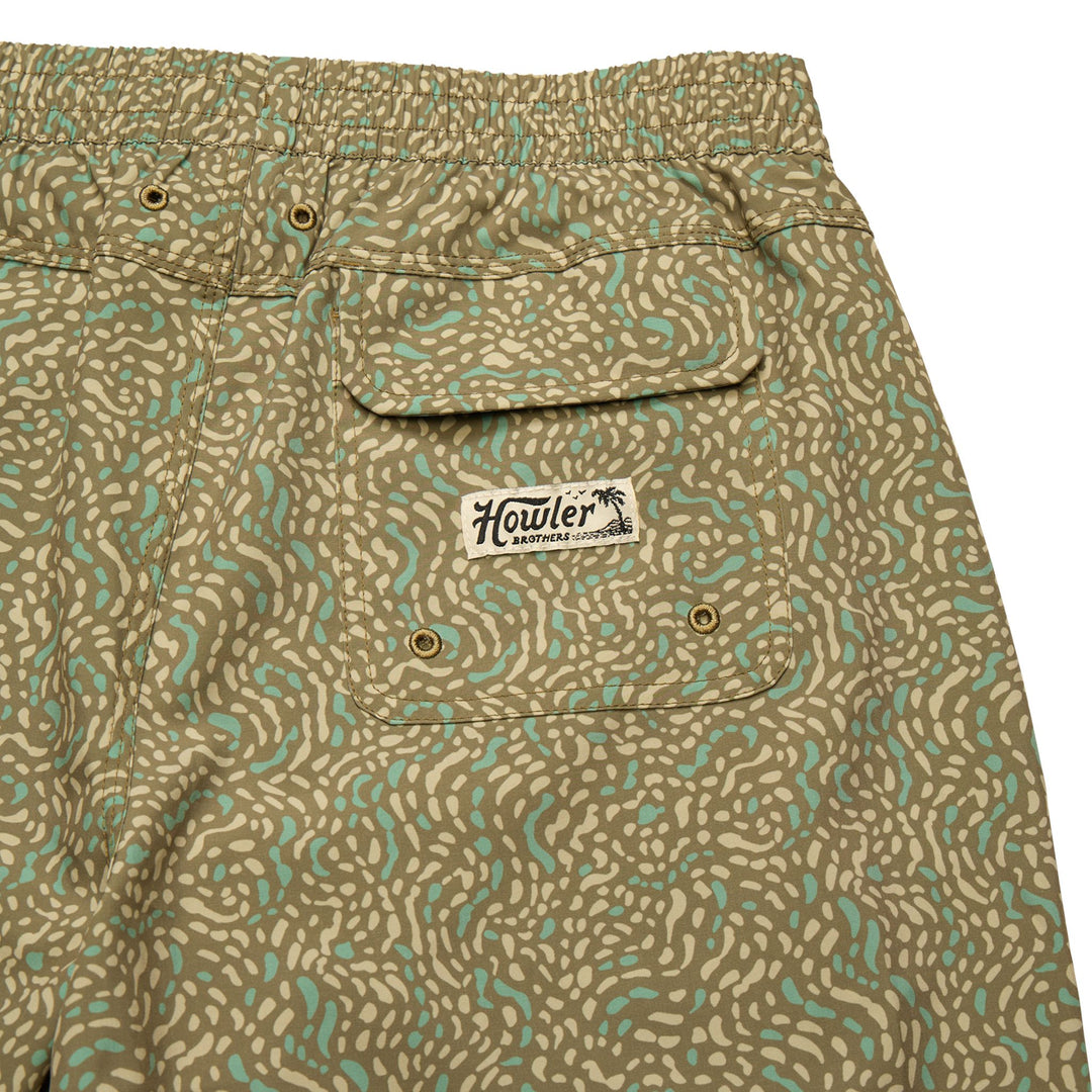 Howler Brothers Deep Set Boardshorts Pond Patterns : Mermaid Image 04