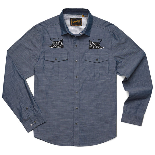 Howler Brothers Gaucho Snapshirt Patrolling Rays Image 01