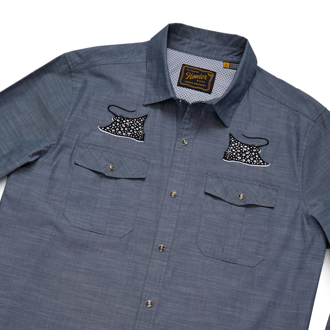 Howler Brothers Gaucho Snapshirt Patrolling Rays Image 02