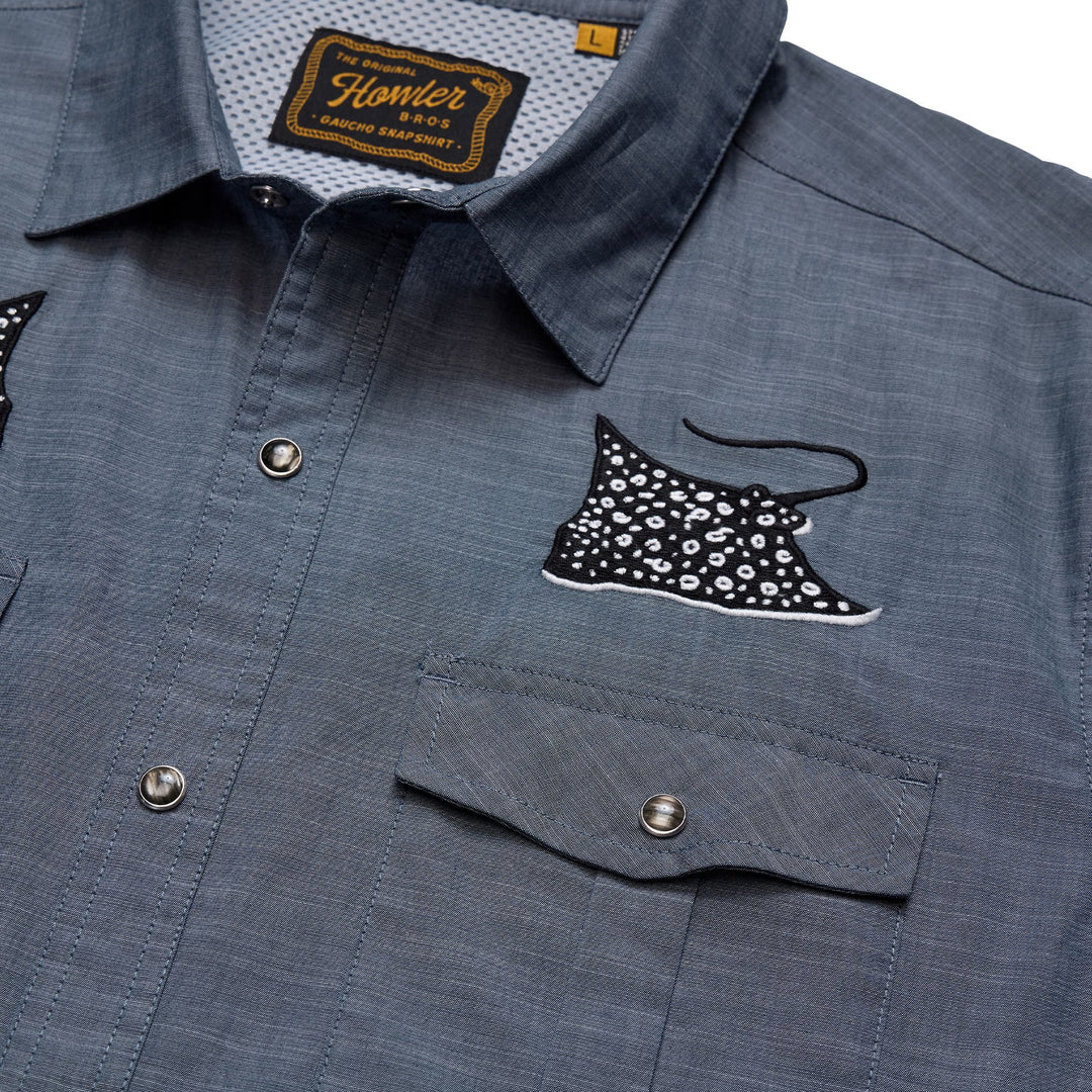 Howler Brothers Gaucho Snapshirt Patrolling Rays Image 05