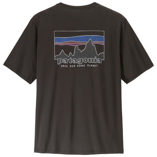 Patagonia Men's Capilene Cool Daily Shirt - '73 Skyline Black Image 01
