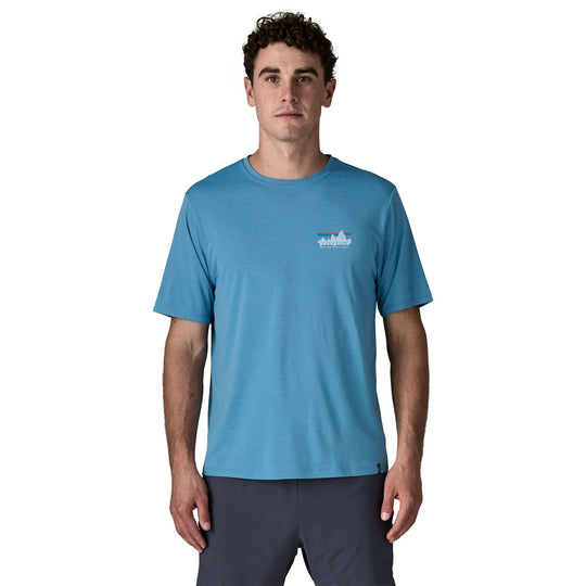 Patagonia Men's Capilene Cool Daily Shirt - '73 Skyline Shore Blue - Light Shore Blue X-Dye