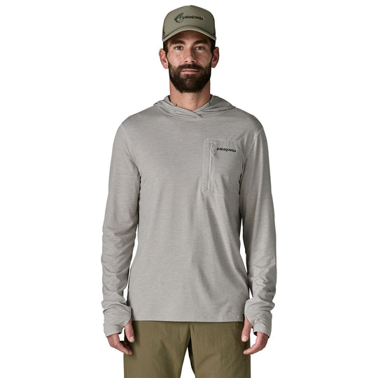 Patagonia Men's Capilene Cool Sun Hoody - Fitz Roy Trout Crisp Grey - Salt Grey X-Dye Image 02