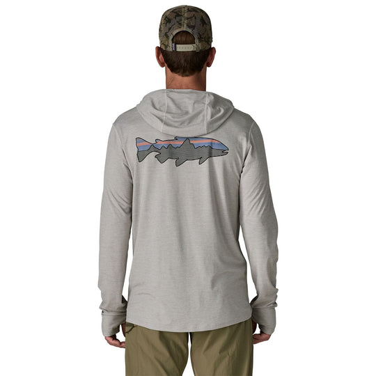 Patagonia Men's Capilene Cool Sun Hoody - Fitz Roy Trout Crisp Grey - Salt Grey X-Dye Image 04