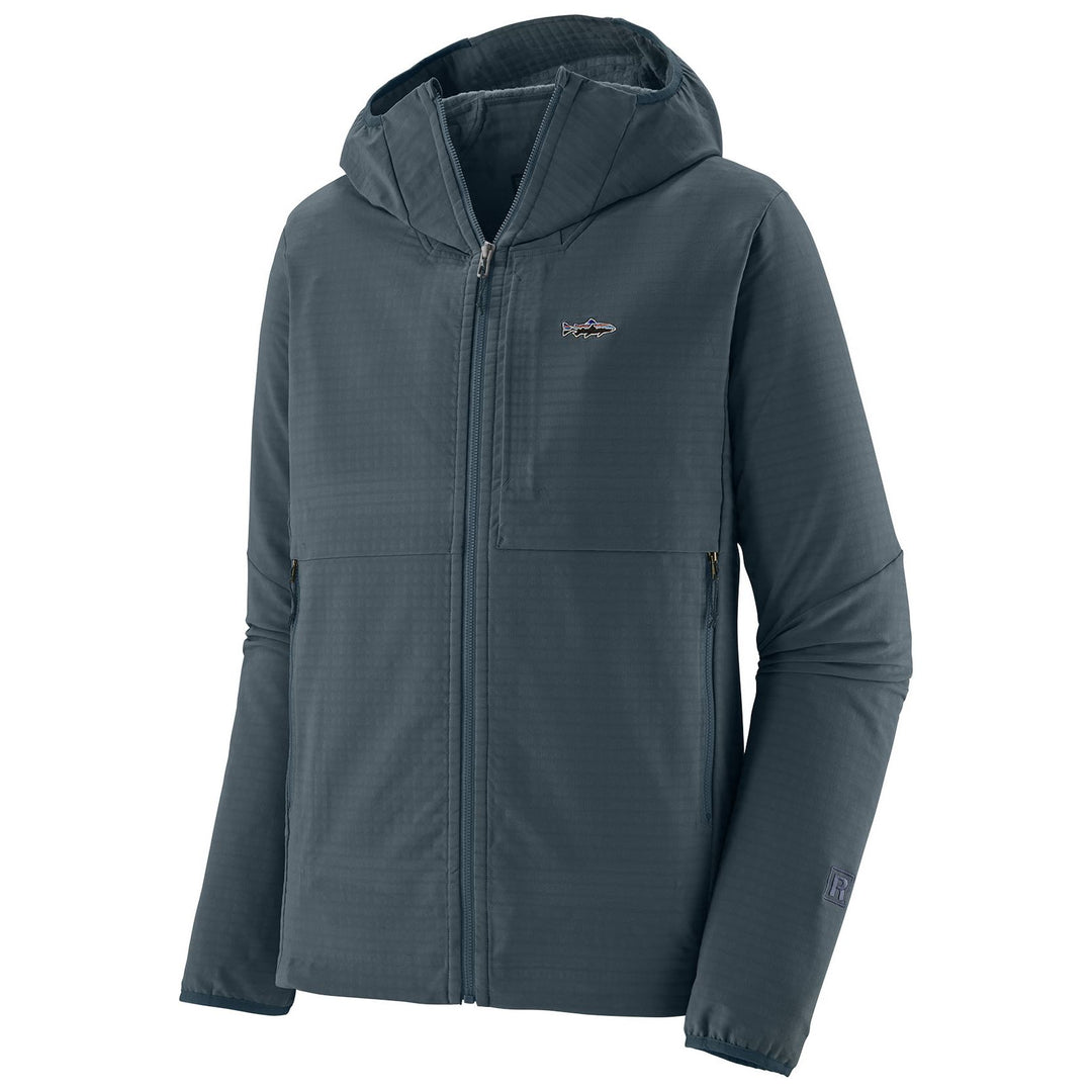 Patagonia Men's R1 TechFace Fitz Roy Trout Hoody Summit Blue Image 01