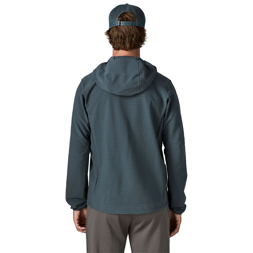 Patagonia Men's R1 TechFace Fitz Roy Trout Hoody Summit Blue Image 04