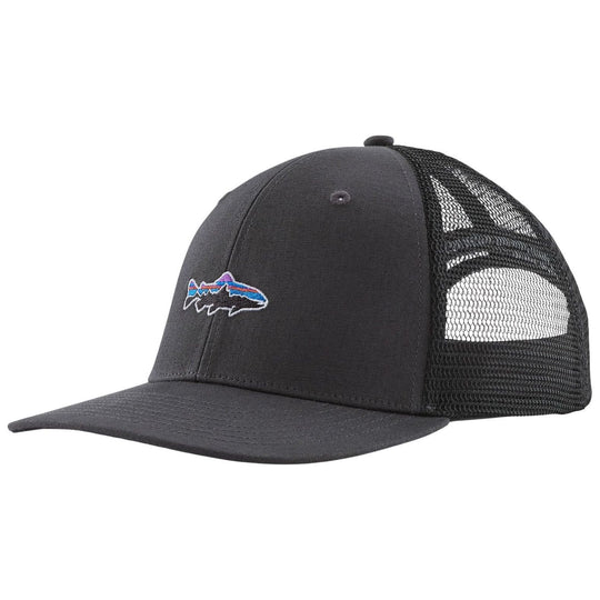 Patagonia Take a Stand Trucker Hat Stand Up Trout: Ink Black