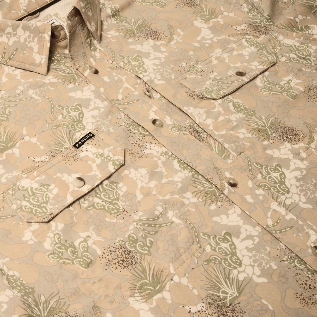 Poncho Men's The Pearsall South Texas Camo Image 03