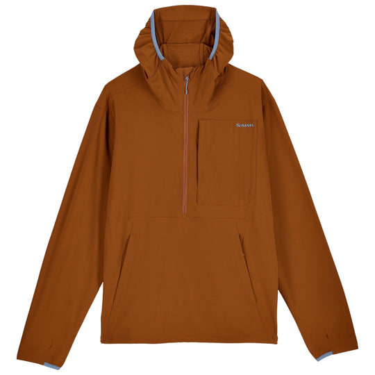 Simms Men's Rogue Flex Half-Zip Pullover Stonefly Image 01